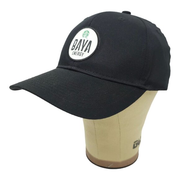 BAYA Energy Starbucks Coffee Logo Tuck Strap Cap Trucker Baseball Hat Black - Picture 2 of 13